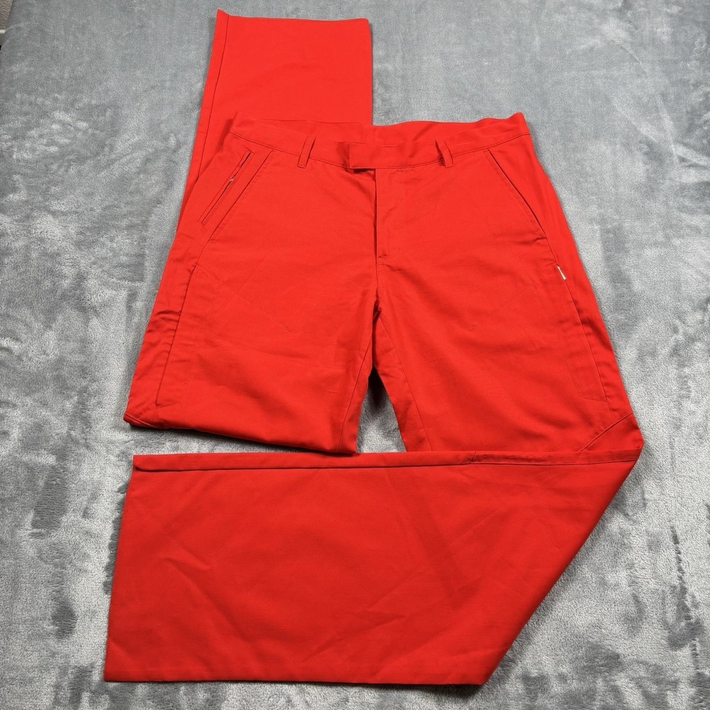Ferrari x Puma Red Racing Style Pants Men's Size 35x36 Official Licensed Product